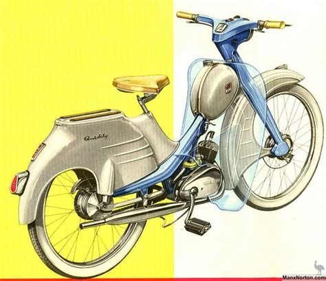 nsuquickly vintage moped cool bikes  motorcycles