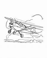 Coloring Planes Aircraft Pages Piper Tri Pacer sketch template