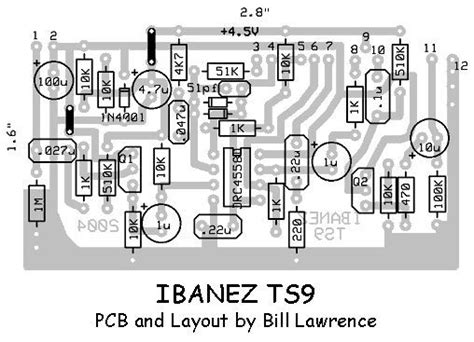 ibanez ts screamer layout diy guitar amp guitar pedals guitar gadgets