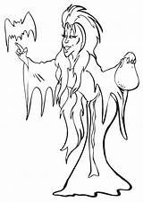 Witch Coloring Pages Cartoon sketch template