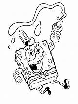 Spongebob Squarepants Esponja Doodlebob Colorir sketch template