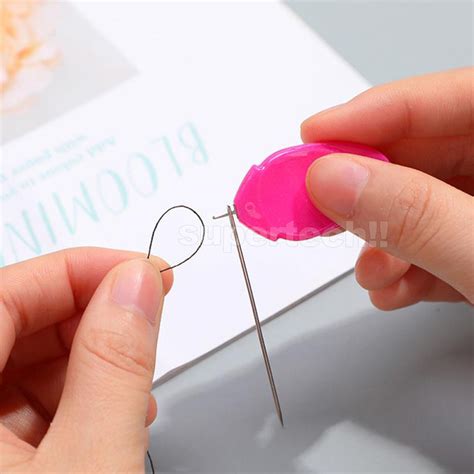 pcs simple diy needle threader threading hand threading small sewing tools au ebay