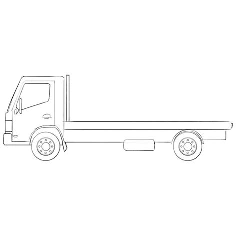 flatbed truck coloring pages   tadsczv