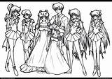 Sailor Coloring Scouts Pages Senshi Lineart Deviantart Getdrawings sketch template