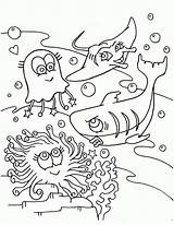 Coloring Pages Sea Under Popular sketch template