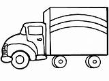 Truck Simple Coloring Pages Getcolorings sketch template