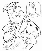 Flintstones Cartoons Coloring Kb sketch template