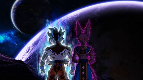 attempt  making  animated wallpaper goku  beerus rematch