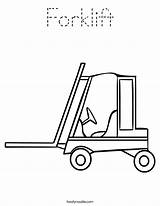Forklift Coloring Pages Worksheet Truck Drawing Cement Mixer Drawings Color Print Outline Twistynoodle Kids Noodle Twisty Trucks Built California Usa sketch template