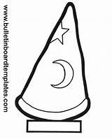 Hat Hats Wizard Bulletin Board Royal Party Coloring Pages Reading Preschool School sketch template