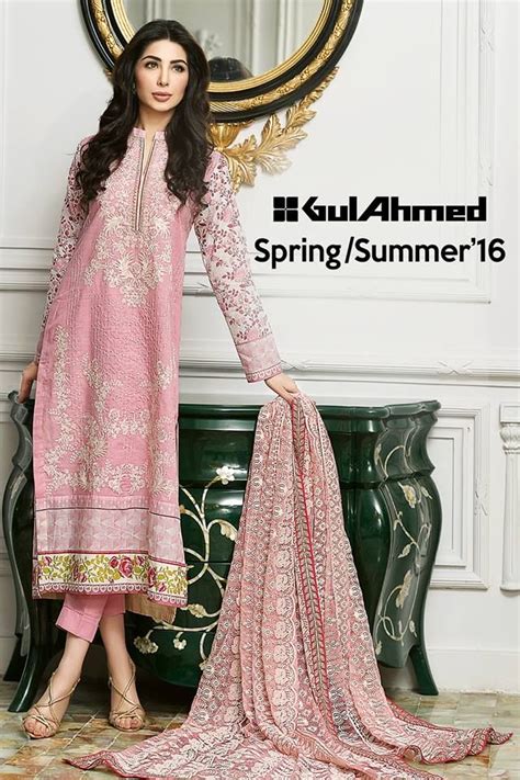 gul ahmed summer embroidered lawn dresses collection 2020