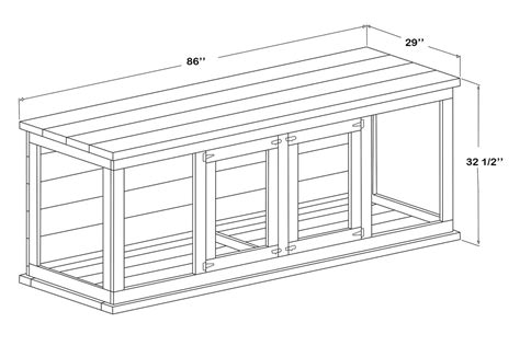 large double dog kennel plans wooden dog crate entertainment etsy