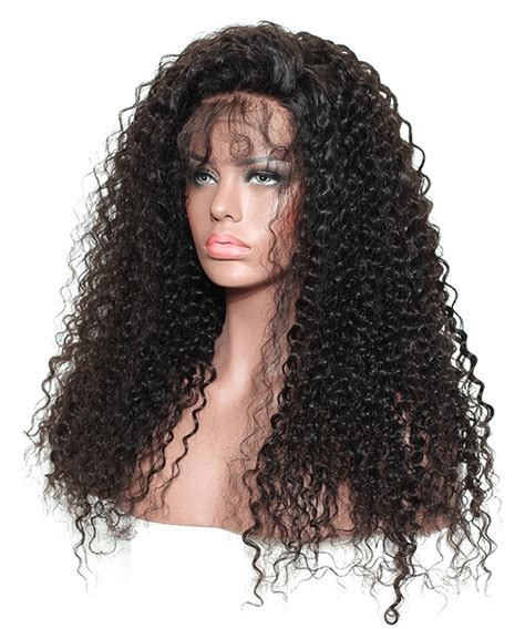 13x6 deep part lace front human hair wigs 150 density deep curly wig