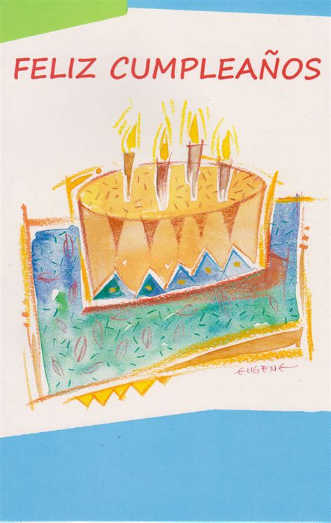 spanish birthday card