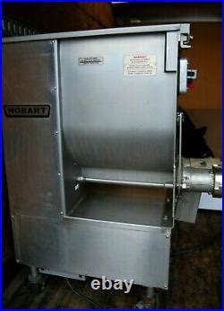 hobart hd commercial meat grinder  lb capacity   lbs min exclnt