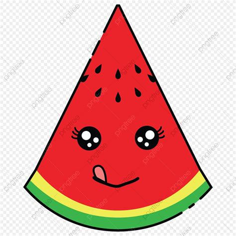 kawaii watermelon clipart png images kawaii cute watermelon