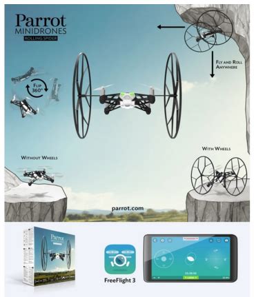 parrot minidrone rolling spider sciautonicscom