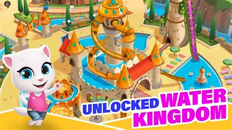 talking tom pool gameplay unlocked water kingdom youtube