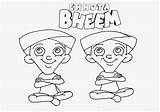 Bheem Chota Pogo sketch template