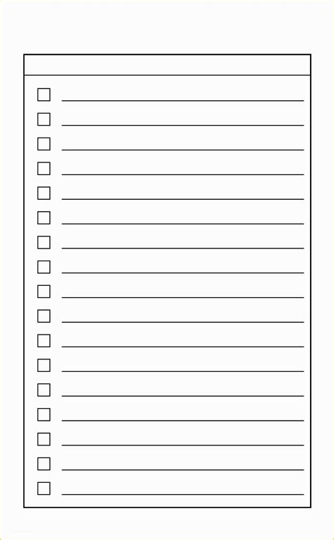 editable   list template   printable   list