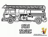 Coloring Fire Pages Truck Printable Kids Transportation Emergency Vehicle Print Vehicles Colouring Trucks Engine Firetruck Service Clipart Air Police Hat sketch template