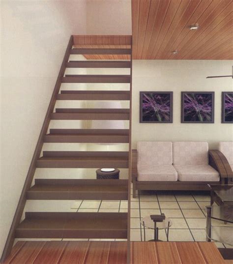 tangga minimalis  rumah  lantai