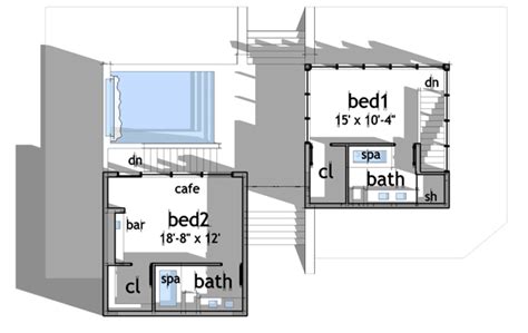 modern house plan  bedrooms  bath  sq ft plan