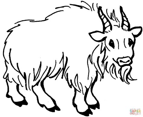 goat printables coloring pages coloring home