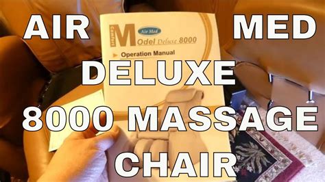 air med deluxe  massage chair    arm folding  diagnosing issues