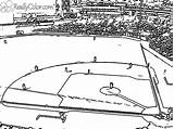 Baseball Coloring Pages Field Coloringbay sketch template