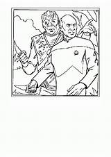 Trek Star Coloring Pages Print Printable Kids Color Animated Data Getcolorings Spock sketch template