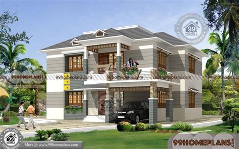 double floor traditional kerala home design