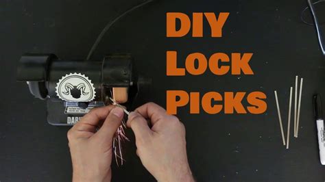 diy lock picks youtube