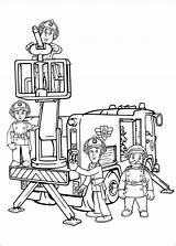 Fireman Penny Morris sketch template