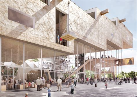 galeria de nl architects vence  competicao  projetar  centro arta de arnhem