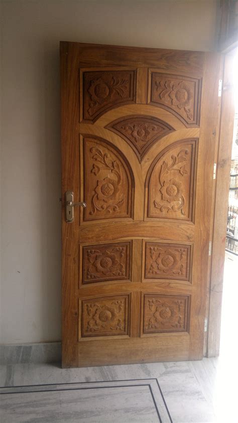 single wooden door design gharexpert