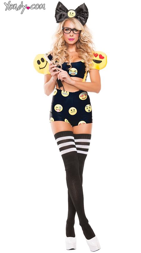 Emoji Girl Ridiculous Sexy Halloween Costumes 2015 Popsugar Love