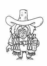 Mexikaner Tequila Ausmalbilder Ausmalen Cowboy sketch template