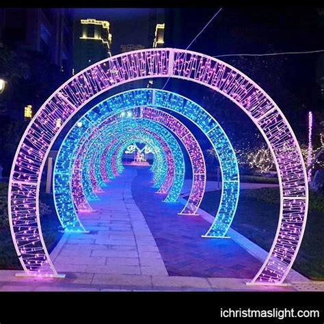 christmas arch lights  park decoration ichristmaslight