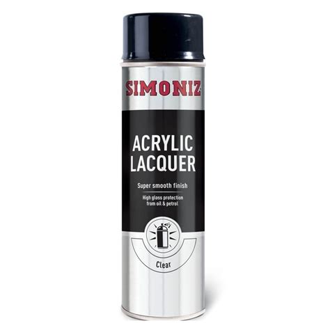 simoniz acrylic lacquer ml aerosol