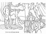 History Coloring Pages American Timeline Kids Printable Color sketch template