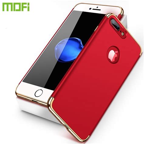 mofi    detachable phone case  iphone      se  metal texture skin protector