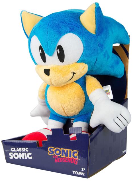 Sonic The Hedgehog Sonic 12 Deluxe Plush Classic Tomy Inc Toywiz