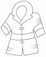 Abrigo Chamarra Coat Prendas Vestir Recortar Imagui Laminas sketch template