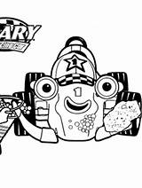 Roary Car Racing Pages Coloring Smiling Colouring sketch template