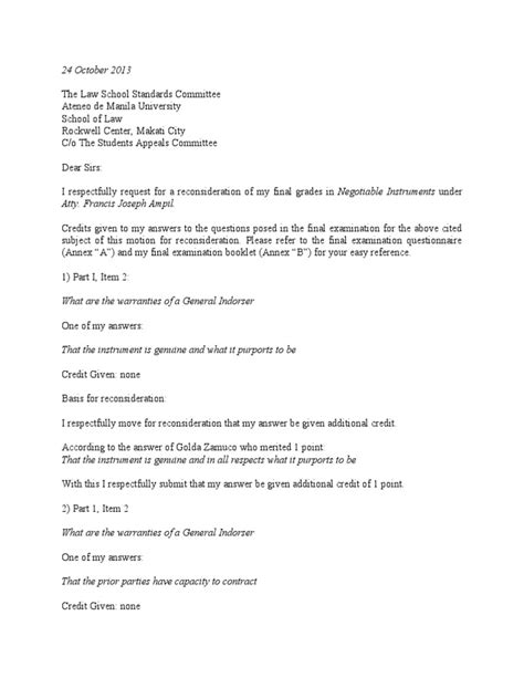 appeal letter template civil law legal system business law