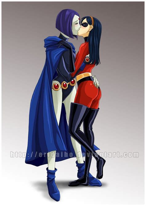 crossover raven teen titans and violet the incredibles nerds united pinterest