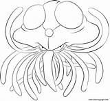 Pokemon Tentacruel Coloring Pages Printable Color Print Drawing Lilly Categories Info sketch template