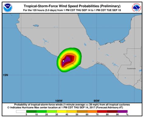 tropical storm max hits southern mexico coast cbs news