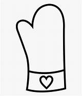 Oven Clipart Mitt Coloring Clipartkey sketch template